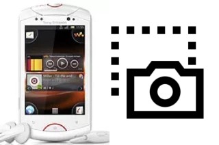 Captura de tela no Sony Ericsson Live with Walkman