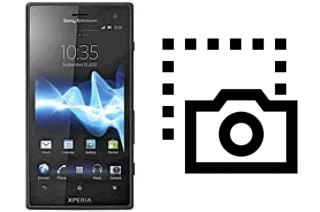 Tirar print no Sony Xperia acro HD SOI12