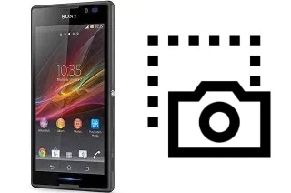 Tirar print no Sony Xperia C