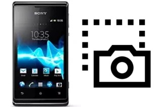 Tirar print no Sony Xperia E dual