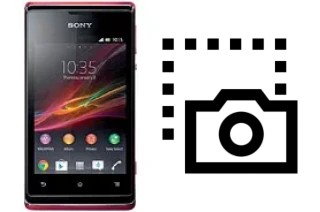 Tirar print no Sony Xperia E