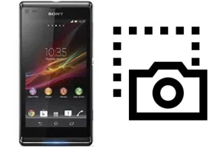 Tirar print no Sony Xperia L