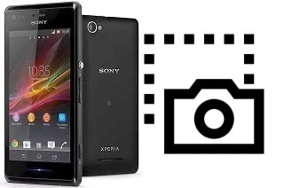 Tirar print no Sony Xperia M