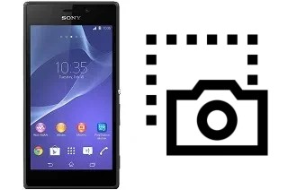 Tirar print no Sony Xperia M2 Aqua