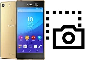 Tirar print no Sony Xperia M5 Dual