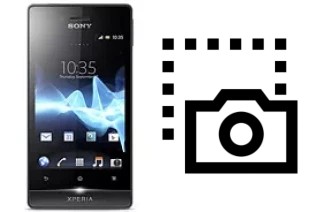 Tirar print no Sony Xperia miro