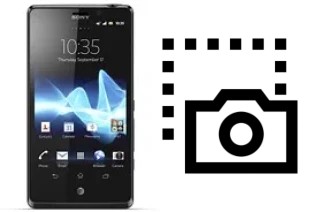 Captura de tela no Sony Xperia T LTE