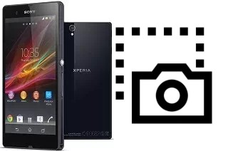 Tirar print no Sony Xperia Z