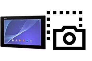 Tirar print no Sony Xperia Z2 Tablet LTE