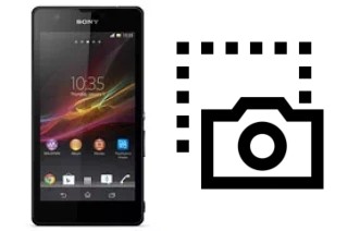 Tirar print no Sony Xperia ZR