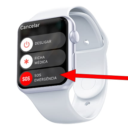 SOS Emergência Apple Watch