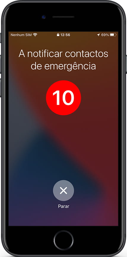 iPhone chamada SOS