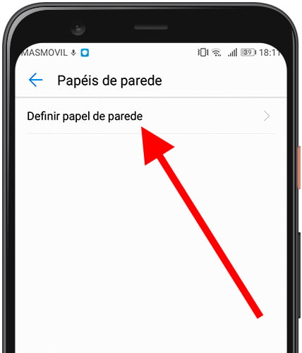 Establecer fondo de pantalla Huawei