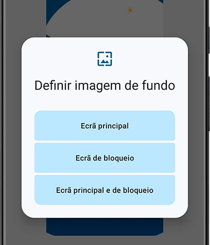 Elegir fondo de pantalla en Android