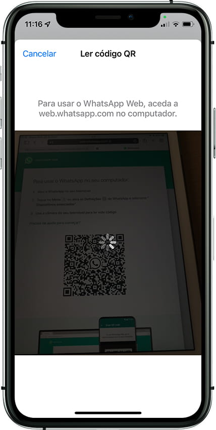 Ler código QR WhatsApp