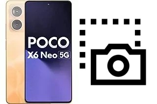 Captura de tela no Xiaomi Poco X6 Neo