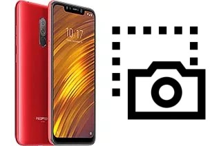 Tirar print no Xiaomi Pocophone F1