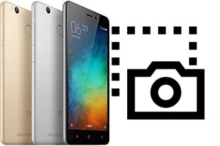 Tirar print no Xiaomi Redmi 3s Prime