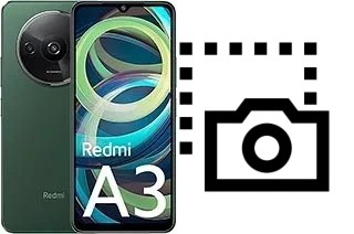 Tirar print no Xiaomi Redmi A3