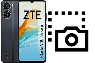 Tirar print no ZTE Blade V40 Design