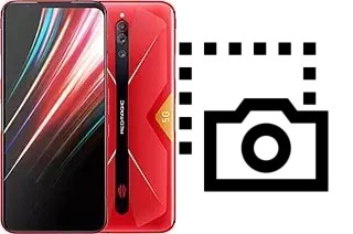 Captura de tela no ZTE nubia Red Magic 5G