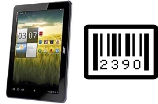 Como saber o número de série no Acer Iconia Tab A210