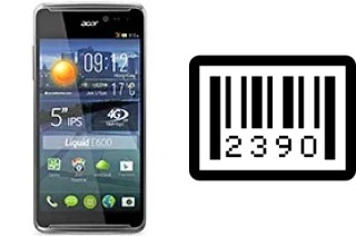 Como saber o número de série no Acer Liquid E600