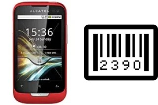 Como saber o número de série no alcatel OT-985