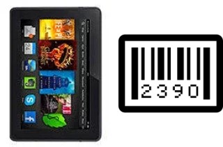 Como saber o número de série no Amazon Kindle Fire HDX