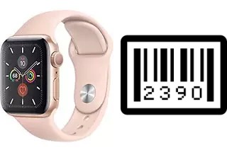 Como saber o número de série no Apple Watch Series 5 Aluminum