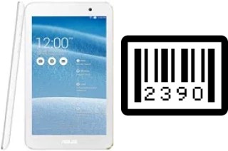 Como saber o número de série no Asus Memo Pad 7 ME176C