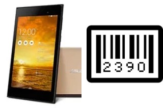 Como saber o número de série no Asus Memo Pad 7 ME572C