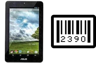 Como saber o número de série no Asus Memo Pad ME172V