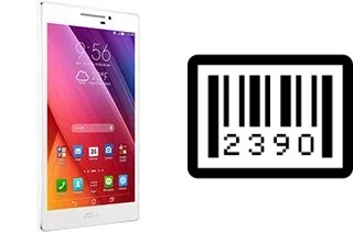 Como saber o número de série no Asus Zenpad 7.0 Z370CG