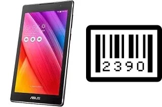 Como saber o número de série no Asus Zenpad C 7.0 Z170MG