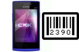 Como saber o número de série no CKK-mobile CKK mobile S17