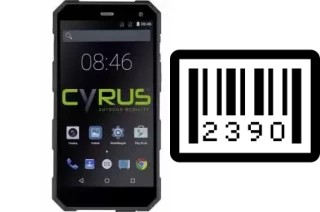 Como saber o número de série no Cyrus CS24