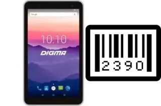 Como saber o número de série no Digma Optima 7018N 4G