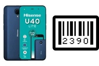 Como saber o número de série no HiSense U40 Lite