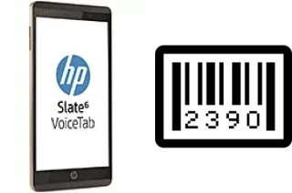 Como saber o número de série no HP Slate6 VoiceTab