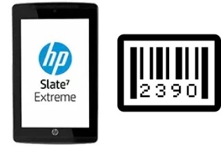 Como saber o número de série no HP Slate7 Extreme