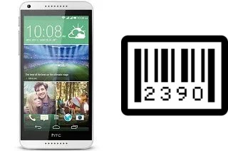 Como saber o número de série no HTC Desire 816G dual sim