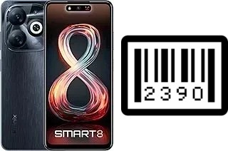 Como saber o número de série no Infinix Smart 8 (India)