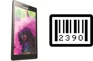 Como saber o número de série no Lenovo Tab 2 A7-10