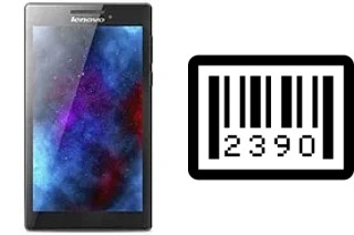 Como saber o número de série no Lenovo Tab 2 A7-30