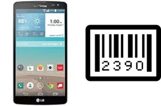 Como saber o número de série no LG G Vista (CDMA)