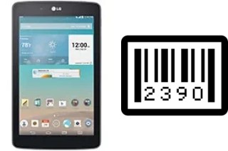 Como saber o número de série no LG G Pad 7.0 LTE