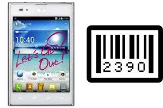 Como saber o número de série no LG Optimus Vu P895