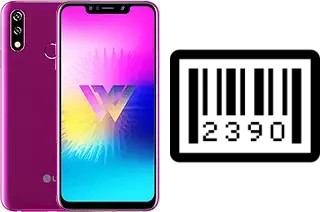 Como saber o número de série no LG W10