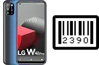 Como saber o número de série no LG W41 Pro